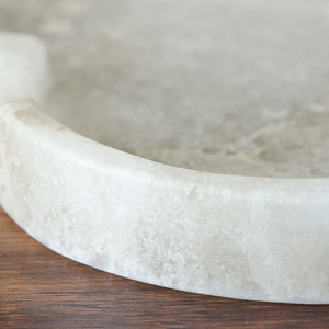 Flolenco cổ điển ba cánh hoa đám mây tự nhiên Ngọc phục vụ khay tráng miệng đồ ăn nhẹ trang trí nhà lưu trữ trái cây Bát đám cưới - Product Image 5