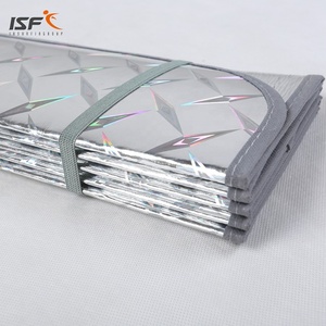 ที่บังแดดหน้ารถยนต์แบบหนาที่บังแดดสำหรับรถยนต์แบบเลเซอร์ทำจากกระดาษแข็ง - Product Image 2