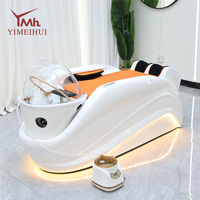 Lit de massage électrique inclinable pour soins capillaires et faciaux, mobilier moderne de spa capillaire pour salon de beauté professionnel