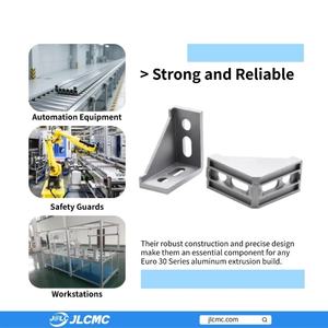 מחברי פינה בצורת L בזווית 90 מעלות, חלקי חיבור לפאנל צדדי, תושבת לפינות, אביזרים לפרופילי אלומיניום 2020 3030 4040 - Product Image 5