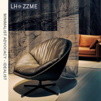 Fauteuil de balcon Tuochen au design moderne pour petits espaces - Chaise de loisirs légère pour salon, chambre et appartement