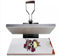 Mesin Press Transfer Panas Sublimasi Digital Kualitas Bagus Tunggal Buka Otomatis Harga Murah 40X60 Untuk Kaus