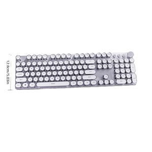 EWEADN V20 alta calidad 104 teclas con cable RGB retroiluminado tri-modo Teclado mecánico interfaz USB Kailh Axis cuerpo máquina de escribir nuevo - Product Image 1