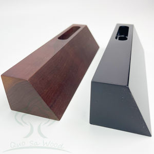 Porte-cartes de visite en bois personnalisé de haute qualité, plaque nominative en bois pour bureau - Product Image 4