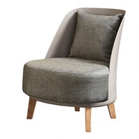 Fauteuil de salon nordique en plastique, multifonctionnel, siège individuel, pour la maison, l'hôtel, le balcon