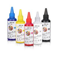Encre textile de Film de transfert PET DTF 100ml pour imprimantes Epson i3200 4720 XP600 1390 L1800 F2000 L805
