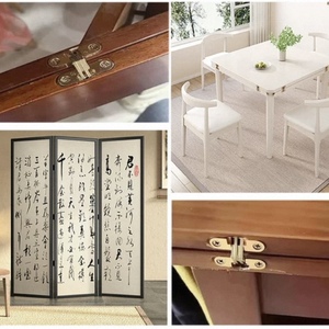 Hiện đại vô hình thép chéo bản lề cho hẹp bên tấm cho đồ nội thất cửa tủ nhà bếp phòng khách trường cửa bản lề - Product Image 6