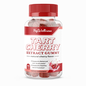 Toptan Vegan Kiraz Özü Jelibonları, Ürik Asit ve Eklem Fonksiyonları için Sağlık Takviyesi Jelibon Şekerleri - Product Image 1