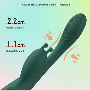 Vibrador de conejo de doble Motor al por mayor de fábrica para mujeres-Estimulador de clítoris de punto G fuerte masajeador de adultos recargable a prueba de agua - Product Image 2