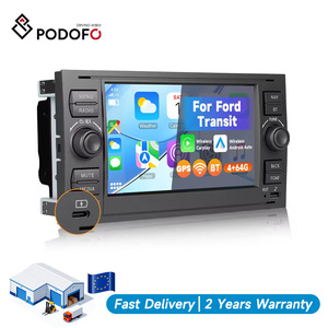 วิทยุติดรถยนต์ Podofo ระบบ Android ขนาด 7 นิ้ว ความจุ 4+64GB สำหรับรถยนต์ Ford Transit/Focus/Galaxy/Mondeo รองรับ CarPlay, Android Auto, WiFi และพอร์ต Type-C - Product Image 1