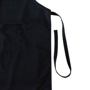 Delantal de Cocina Duradero y Ajustable con Cuello Tipo Corbata, Amplios Bolsillos Delanteros Dobles, Botón Metálico Decorativo, Uniforme de Trabajo - Product Image 5