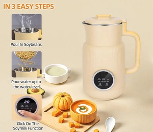 ステンレス鋼クックホームポータブルミニナットミルクメーカー700ML - Product Image 3