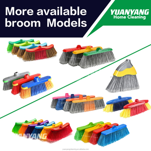 2025 Hot Phong Cách Bán buôn giẻ lau sàn và chổi chổi làm cerdas de escoba escobas por thị trưởng quét bàn chải làm sạch sàn chổi - Product Image 2