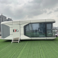 Hôtel flottant de luxe 2 chambres à coucher Villa préfabriquée prête à être expédiée Petites maisons modulaires en acier Maison préfabriquée Bateau autre que l'hôtel
