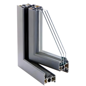 <span class=keywords><strong>Meilleur</strong></span> Prix Fenêtres et Portes Modernes à Battants Ultra-Mince en Aluminium avec <span class=keywords><strong>Double</strong></span> <span class=keywords><strong>Vitrage</strong></span> Insonorisé pour Application Extérieure Design Graphique - Product Image 2