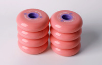 Roues de patins à roulettes de slalom professionnelles en PU, qualité compétition, haute résilience, résistantes à l'usure, roues de cruising solides en PU intégral