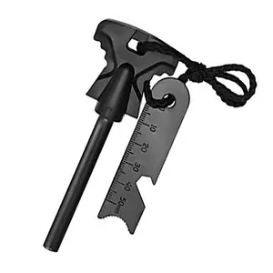 4.25 Inch Vuursteen Starter, Survival Ferro Rods Starter Met Gemakkelijke Handgreep En Multifunctionele Spits, Waterdicht Vuursteen