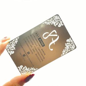 Custom Blanks Black to Gold Logo Thick Luxury Metal Business <b>Card</b> Full Color - Product Image 6