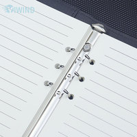 Carnet de notes d'affaires personnalisé, couverture en cuir PU de luxe, multifonction, chargeur sans fil, câble USB