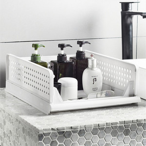 Tốt Nhất Bán Có Thể Gập Lại Organizer Box <span class=keywords><strong>Stackable</strong></span> Gấp Nhựa Lưu Trữ Ngăn Kéo Cho Quần Áo Đồ Lặt Vặt - Product Image 3