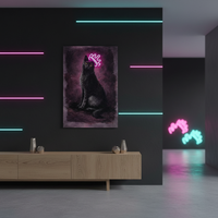 Enseigne néon LED personnalisée pour chat, en PVC, avec indice de protection IP68, fonction dimmable, pour décoration murale, fêtes de jardin et mariages