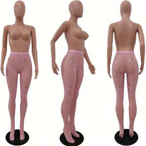 Pantimedias de Color Sólido para Mujer, Sensuales y Modernas, con Diseño Transparente y Aberturas, para Mujeres Maduras - Product Image 5