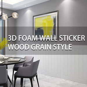 <span class=keywords><strong>Pannelli</strong></span> murali in schiuma autoadesivi <span class=keywords><strong>3D</strong></span> effetto legno economici, prezzo all'ingrosso di fabbrica <span class=keywords><strong>per</strong></span> la decorazione domestica - Product Image 5