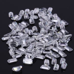 เครื่องทดสอบเพชร Easy Pass สำหรับเพชรทรง Emerald Cut แบบหลวม เกรด D VS ราคาไม่แพง หรูหรา ได้จากห้องปฏิบัติการ CVD เพชรเลี้ยงในห้องปฏิบัติการ สำหรับแหวนหมั้น - Product Image 1