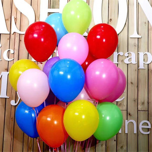 Balon Dekorasi Ulang Tahun Balon Selamat Ulang Tahun Pesta 10 Pcs Balon Lateks Payet 12 Inch Bulat - Product Image 5