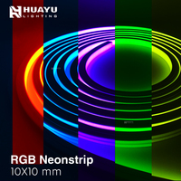 Bande lumineuse LED néon RGB 1010 multicolore vibrante, synchronisation des couleurs pour la décoration d'ambiance des bars et lieux de divertissement