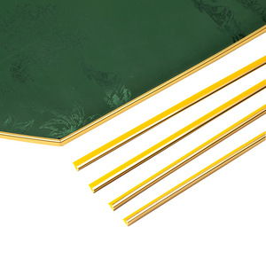 Xinlisheng Plastic <b>Decorative</b> <b>Edge</b> Banding Strips Gold Silver Custom Colors For Wardrobe Window <b>Decoration</b> Protection - Product Image 1