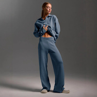 Nouvel ensemble pull polo décontracté pour femme, tissé, respirant, patchwork, anti-plis, collection automne/hiver, pour l'Europe et les États-Unis