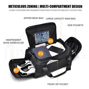 Portable fourre-tout grande capacité sport Gym épaule Pu bagages poignée sac de sport bandoulière sac à main <span class=keywords><strong>femmes</strong></span> hommes sac de voyage - Product Image 2