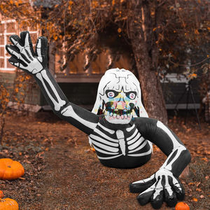 Décorations extérieures de vacances d'Halloween dégagement <span class=keywords><strong>zombie</strong></span> squelette gonflable de 6 pieds pour décor de pelouse de jardin - Product Image 3