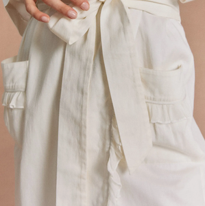 Peignoirs blancs 100 % coton écologiques avec logo personnalisé pour hôtels, spas, chambres <span class=keywords><strong>d</strong></span>'hôtes, voyages, salons de beauté – Peignoir léger pour femme - Product Image 3