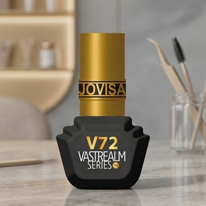 Pegamento para Extensiones de Pestañas Personalizado, Fuerte Adhesión, Duración de 6-8 Semanas, Distribuidor Autorizado JOVISA, 5ml 10ml - Product Image 1