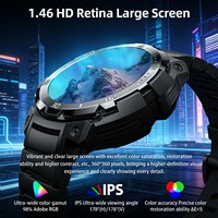 Earbud Tahan Air IP67 SmartWatch dengan Pemutar Musik, Pedometer, Monitor Detak Jantung, Baterai 400mAh untuk Panggilan