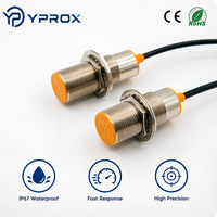 Capteur de proximité inductif YPROX LJ30A IP67 de type double distance, série M30, 3 fils NPN/PNP, distance de détection 15-25 mm, 10-30 V CC