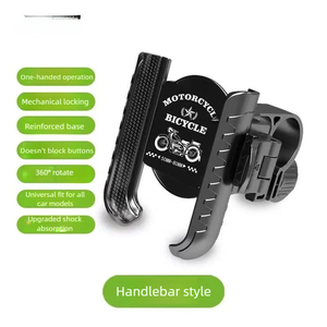 Motorcycle Phone Holder Rearview <b>Mirror</b> Mount Umbrella Mount Shake Proof Mechanical Double Lock 360 Rotation for Bicycle E Bike - Product Image 2