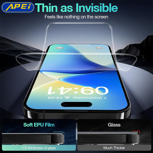 Grade AAA Protecteur d'écran en hydrogel personnalisé pour téléphones mobiles 3D Soft HD Matte Privacy UV EPU TPU <span class=keywords><strong>Film</strong></span> Hydrogel Anti Espion - Product Image 6