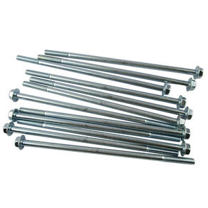 Clips de fixation automobile galvanisés M6*185, boulons longs en acier au carbone pour vis de moteur, pièces de moteur essence et diesel, résistants à la rouille - Product Image 4