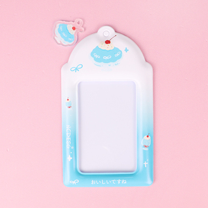 Portacarte in PVC morbido personalizzato trasparente con portachiavi nuovo <span class=keywords><strong>Kpop</strong></span> carino supporto per fotocopie 3D con foto di stelle personalizzate realizzate in plastica - Product Image 4