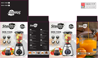 Leazo Starlux Spot, Blender Multifonction Professionnel avec Robot Culinaire, Mixeur Plongeant de Cuisine 1,5 L, Idéal pour Smoothies et Fruits Frais