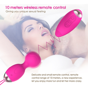 شحن USB تحكم لاسلكي تهتز البيض هزاز للنساء سراويل داخلية مع لعبة الجنس عن بعد - Product Image 4