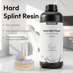 Ownsmile Hard Occlusal Splint <b>Resin</b> <b>Clear</b> 405nm Dental 3D Printing Liquid with High Wear Resistance - Product Image 1