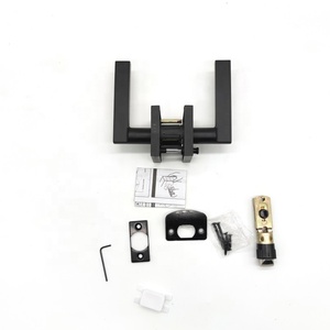 Manija de Puerta Cilíndrica Multifuncional para Estados Unidos y Canadá, con Certificación ANSI Grado 2 y UL, Resistente al Fuego, con Cerradura de Palanca, Color Negro Mate - Product Image 6