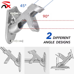 Vente en gros de mât de drapeau de 6 pieds en aluminium robuste de construction tournante mât de drapeau mural extérieur de 6 pieds <span class=keywords><strong>pour</strong></span> drapeau de maison - Product Image 4