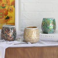Mosaicos de Vidrio Teñido DIY - Lámparas Turcas Hechas a Mano, Duraderas, Impermeables, Ecológicas, Decoración para el Hogar, Iluminación