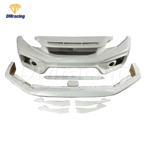 Pare-chocs avant en fibre de verre Style Vari Vrs pour <span class=keywords><strong>Honda</strong></span> <span class=keywords><strong>Civic</strong></span> <span class=keywords><strong>FK8</strong></span> Type <span class=keywords><strong>R</strong></span> Kits de carrosserie - Product Image 1