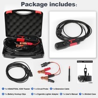 VDIAGTOOL V200 Kit de sondes de circuit électrique pour diagnostic automobile Noir Rouge Douze Volts